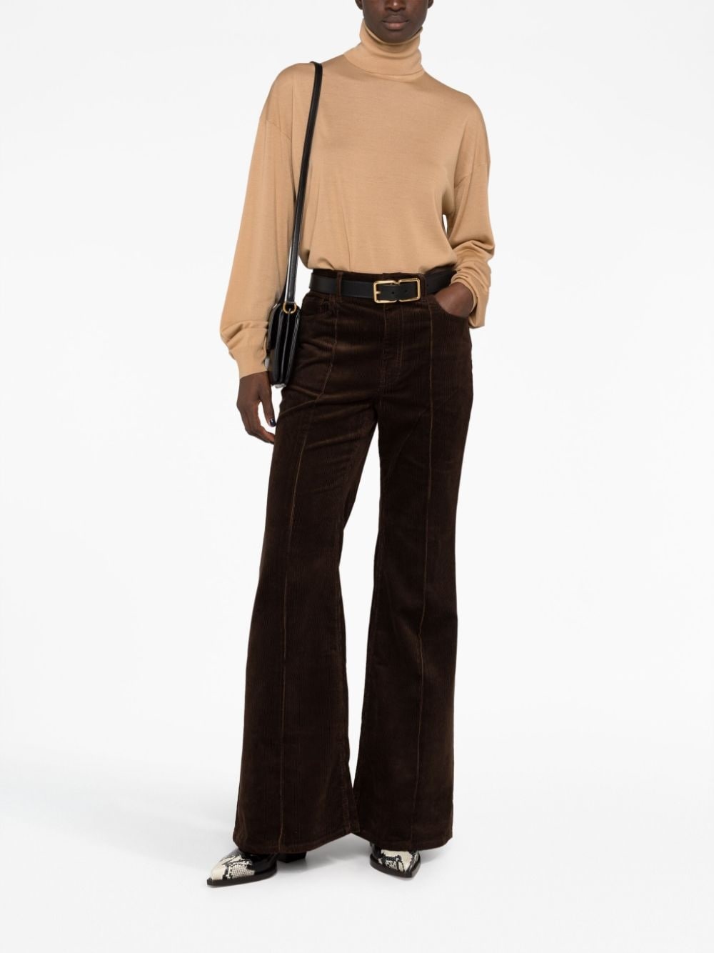 roll-neck wool jumper - 2