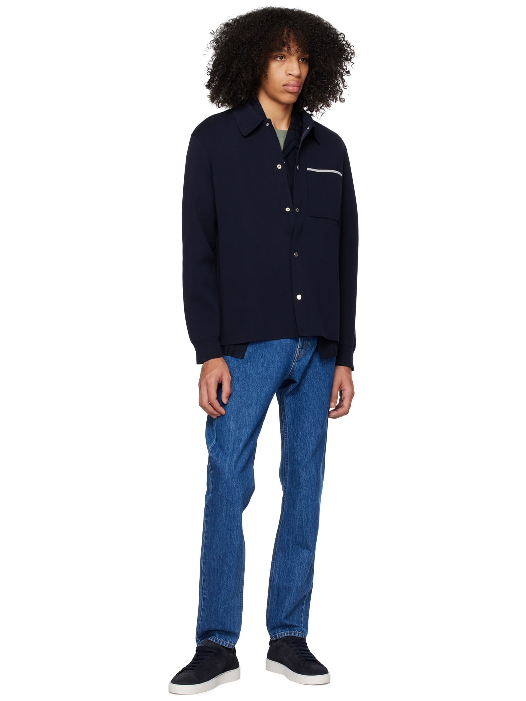 Navy Carsten Shirt - 4