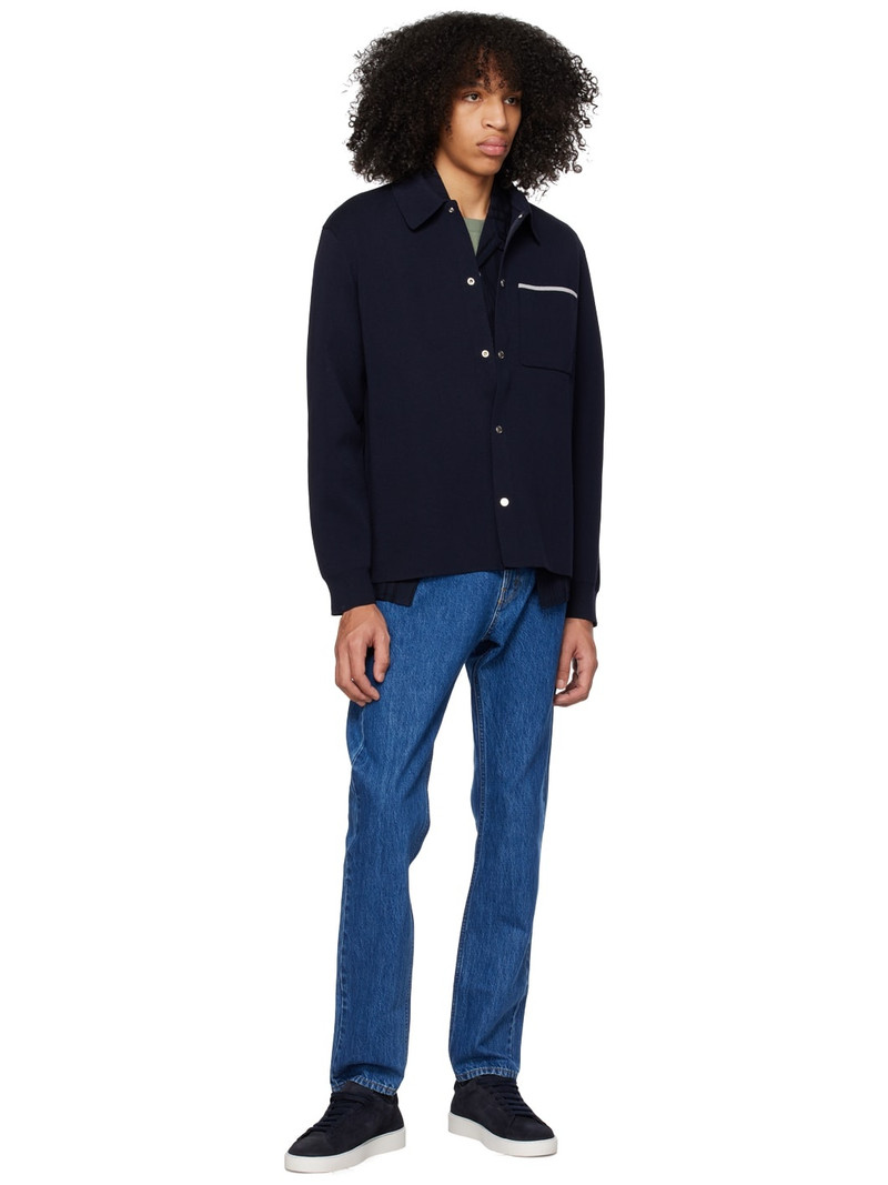 NORSE PROJECTS Navy Carsten Shirt outlook