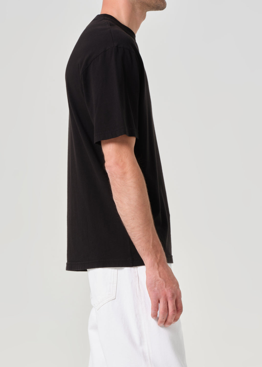 ASHA MOCK NECK TEE IN BLACK - 6