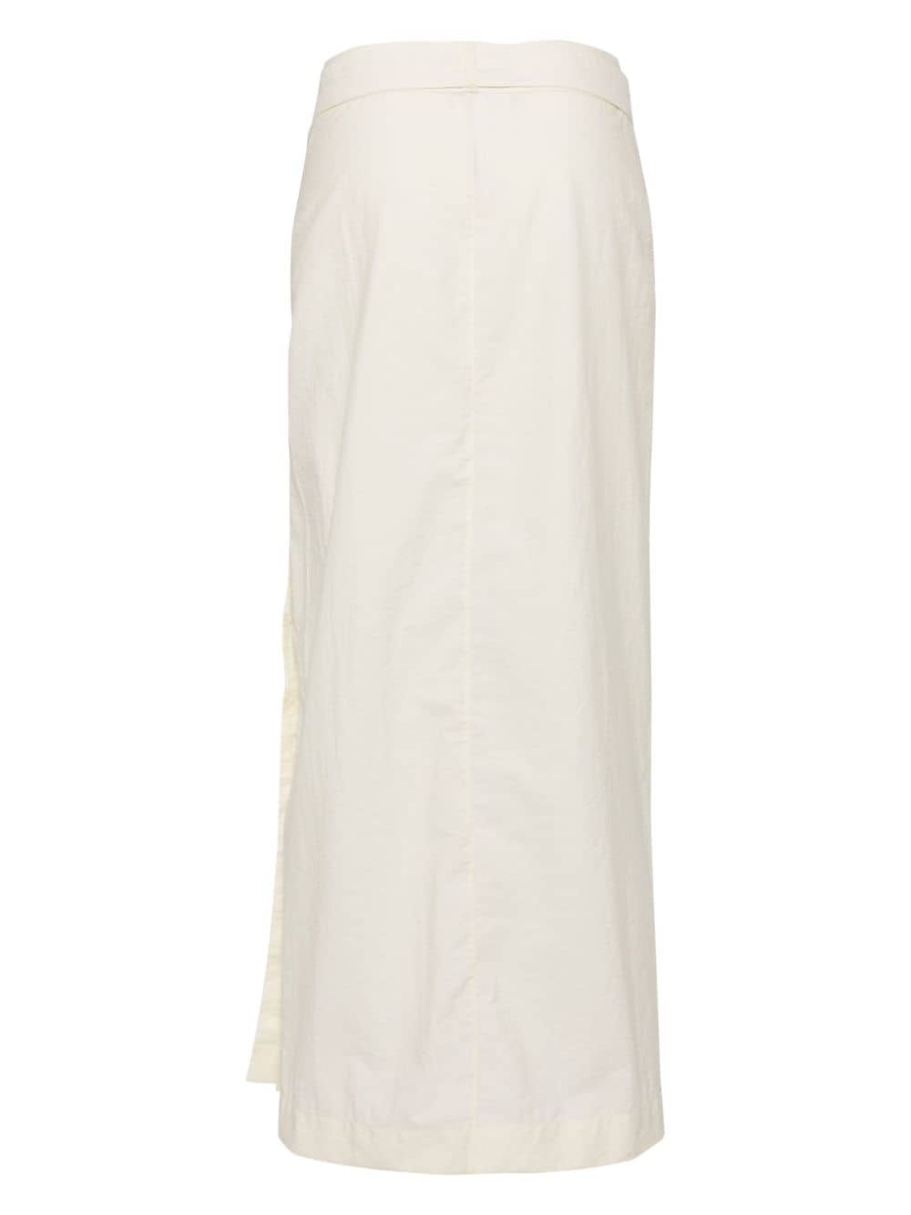 pocket-detailing long skirt - 2