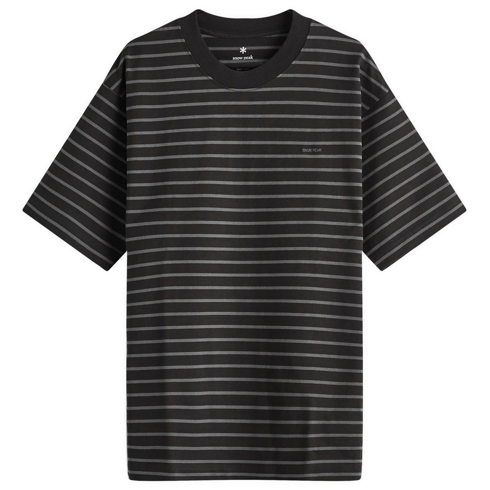 Snow Peak Border Pocket Heavyweight T-Shirt - 1