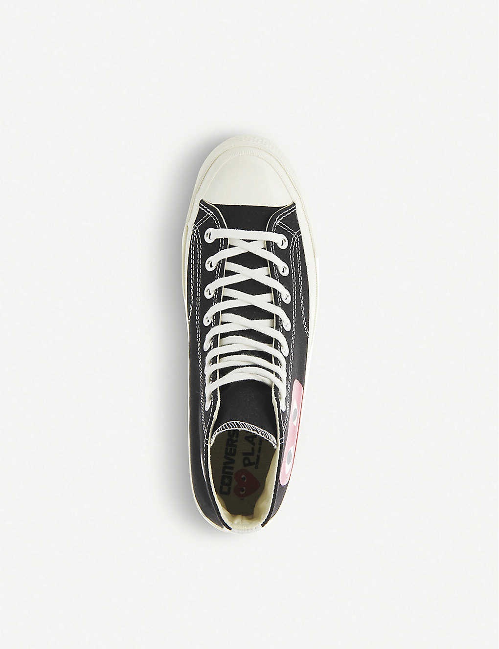 Comme des Garçons PLAY x Converse canvas high-top trainers - 2