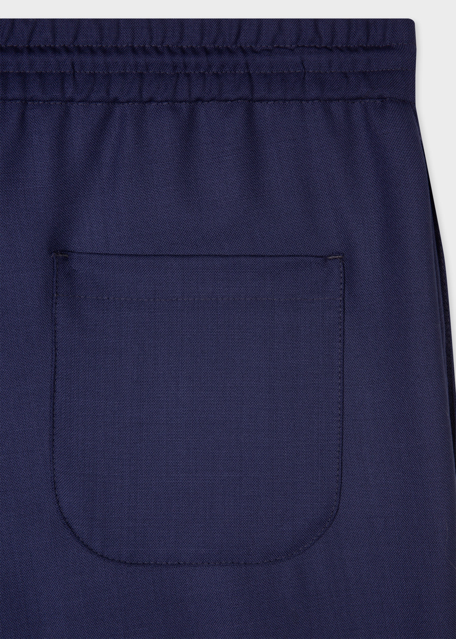 Drawstring Hopsack Pants - 2