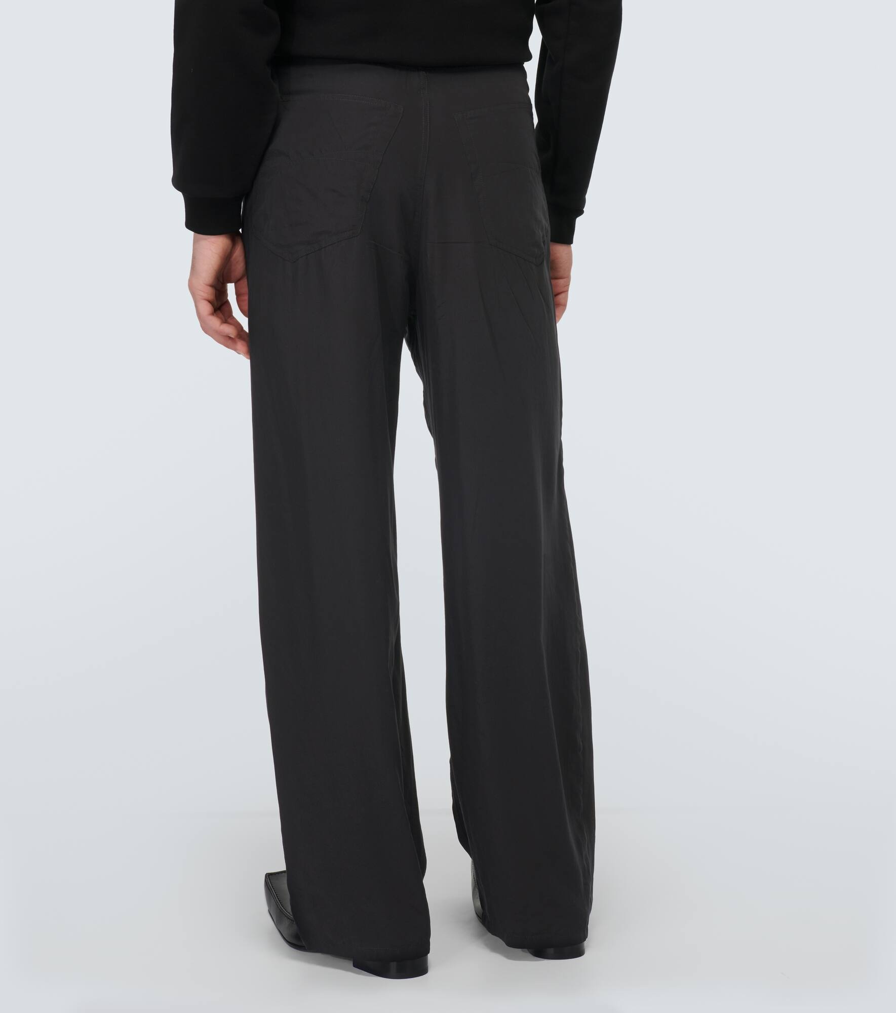 High-rise wide-leg pants - 4