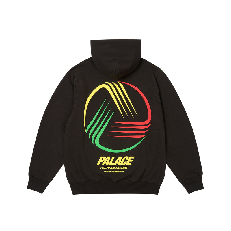 PALACE PALACE TECHNOLOGIES HOOD BLACK outlook