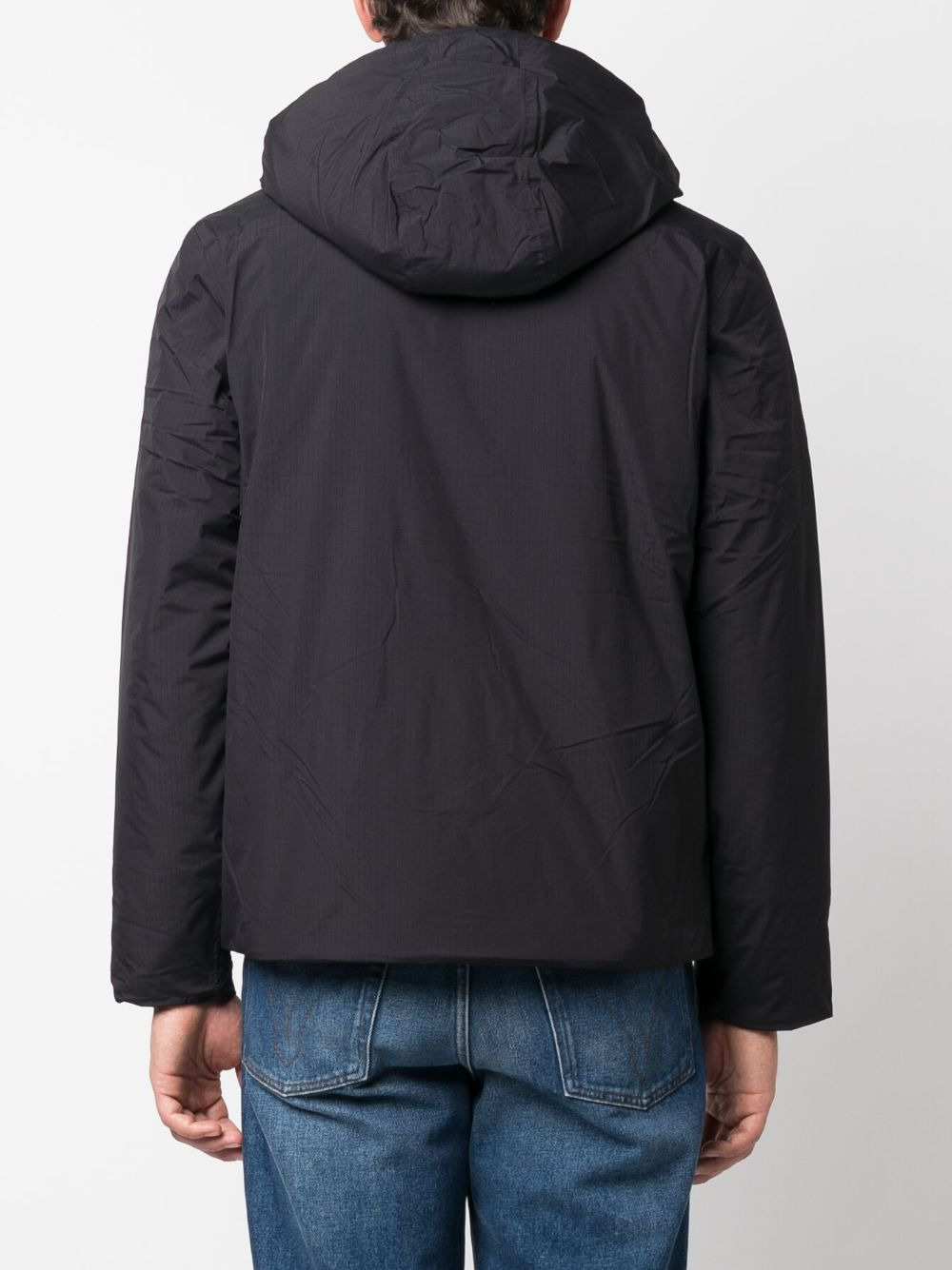 logo-patch padded-design jacket - 4
