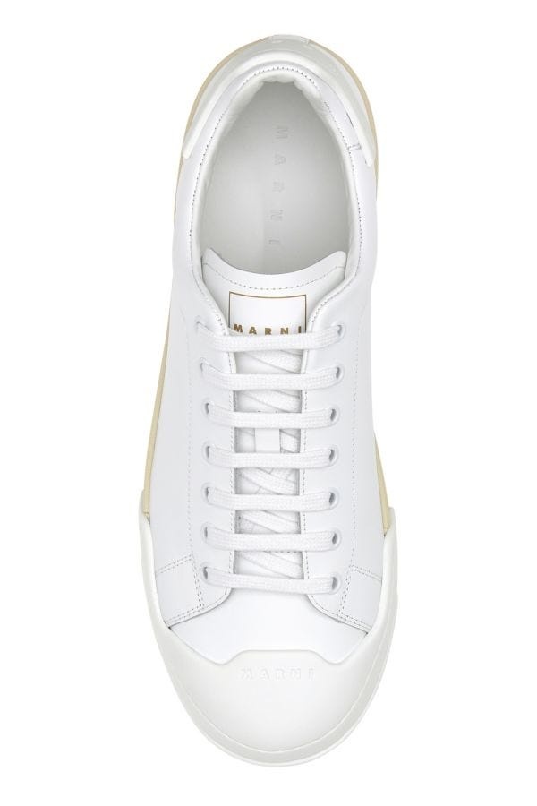 White leather sneakers - 4