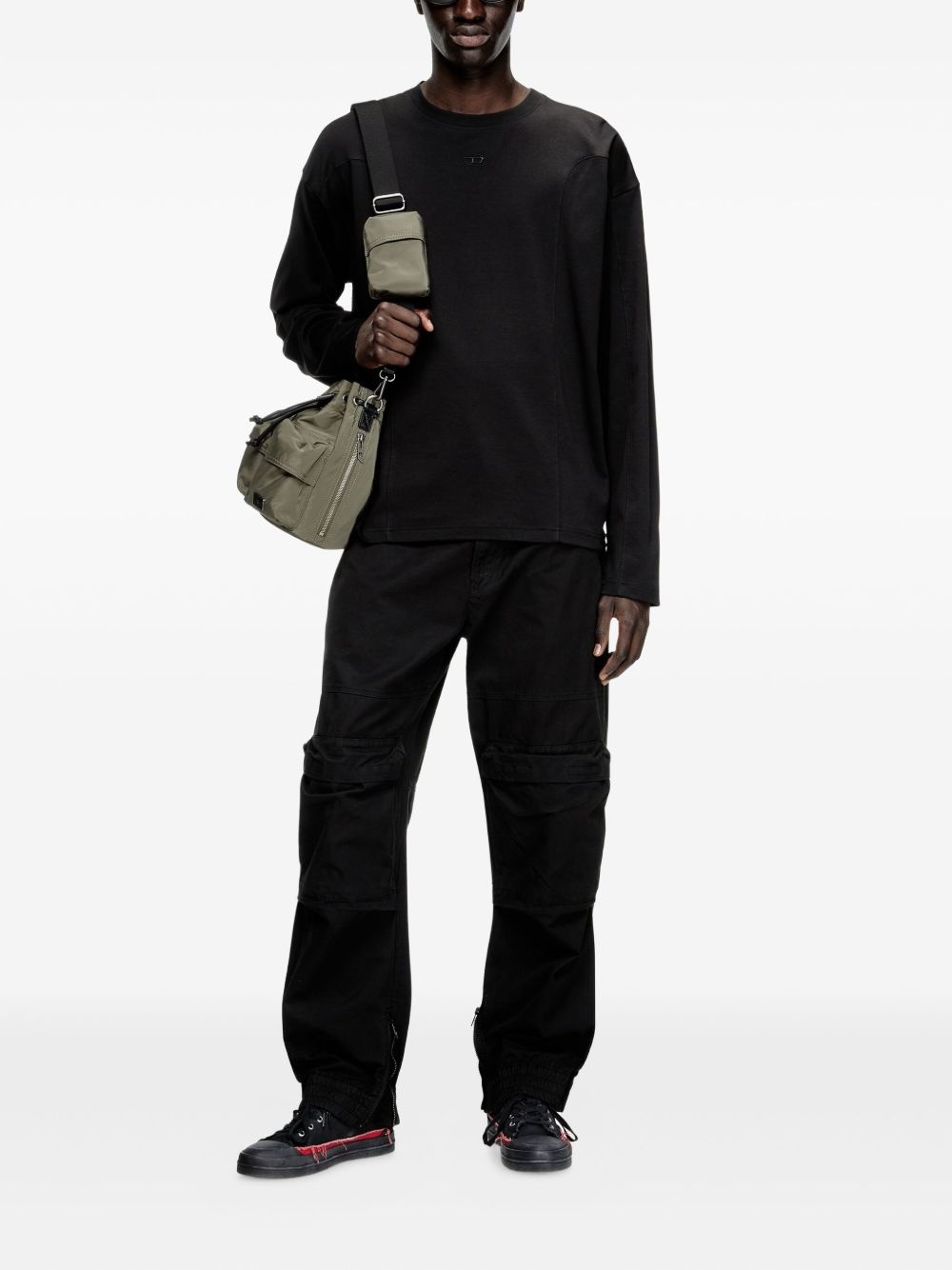 T-Boxt-LS-INT panelled long-sleeves T-shirt - 2