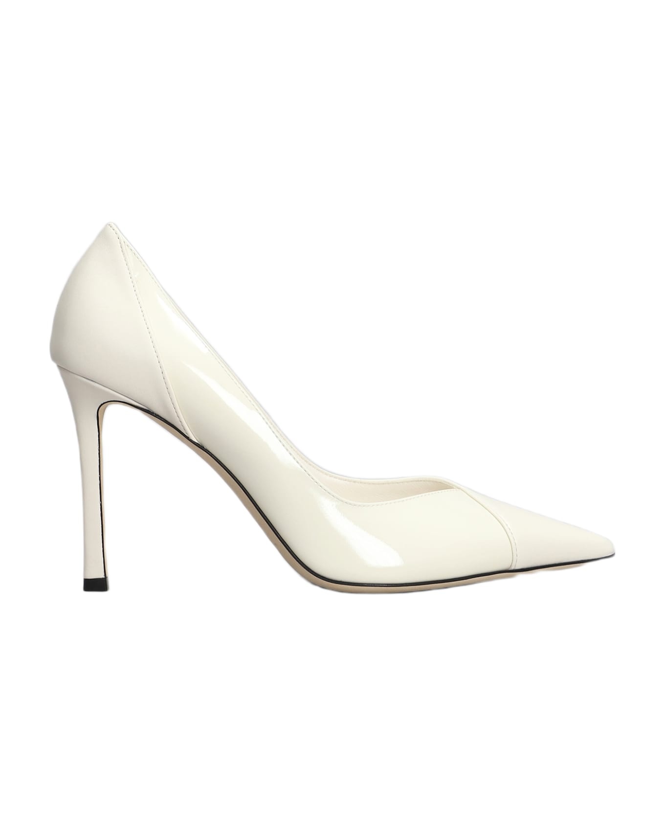 Cass 95 Pumps In Beige Patent Leather - 1