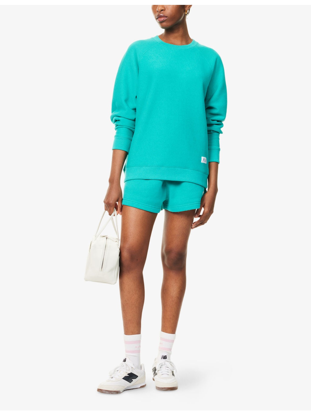 Runner Soft Crewneck Cotton-Jersey Sweatshirt - 2