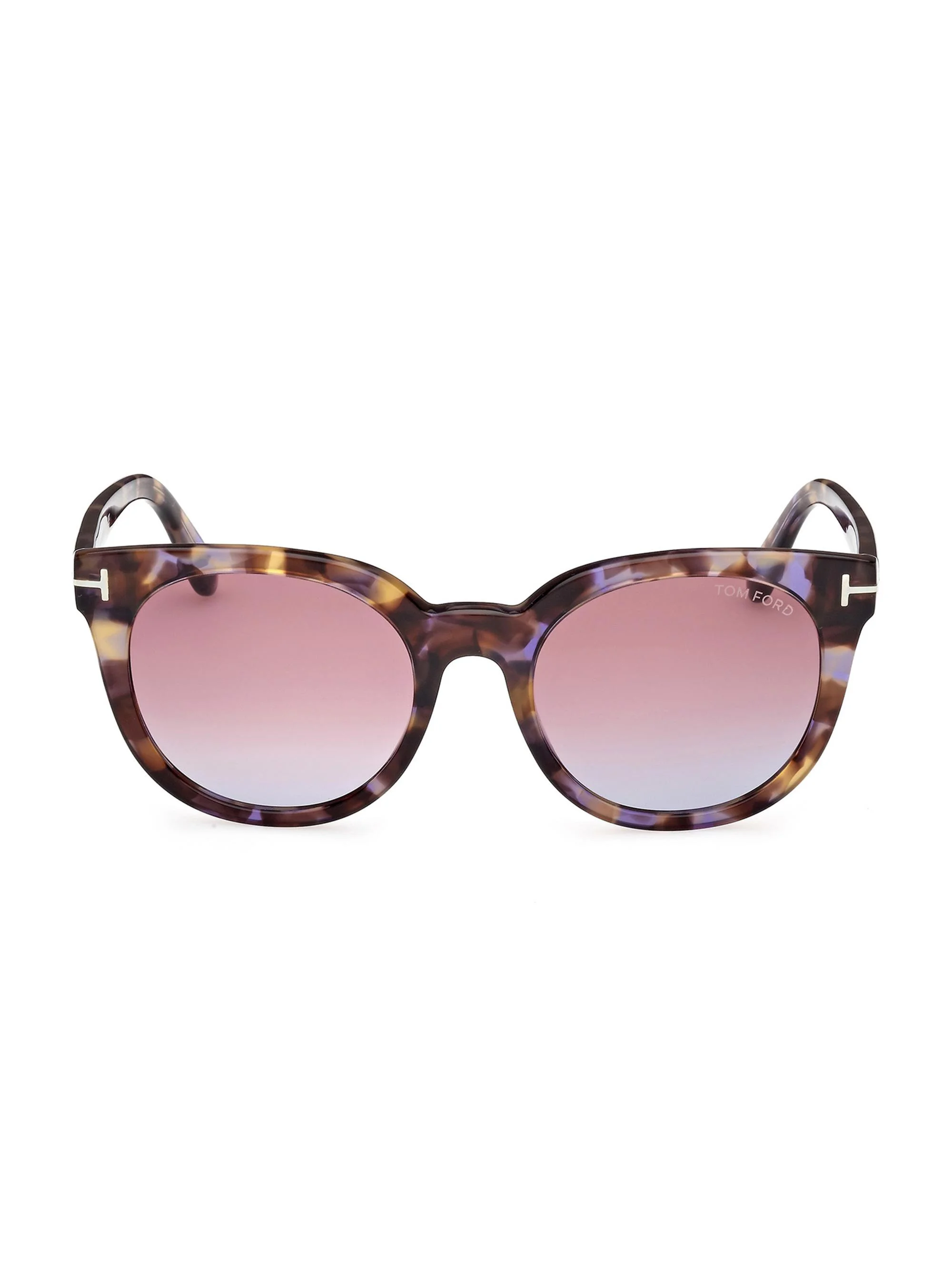 Women's 53MM Butterfly Sunglasses - Violet Havana Purple Gradient - 1