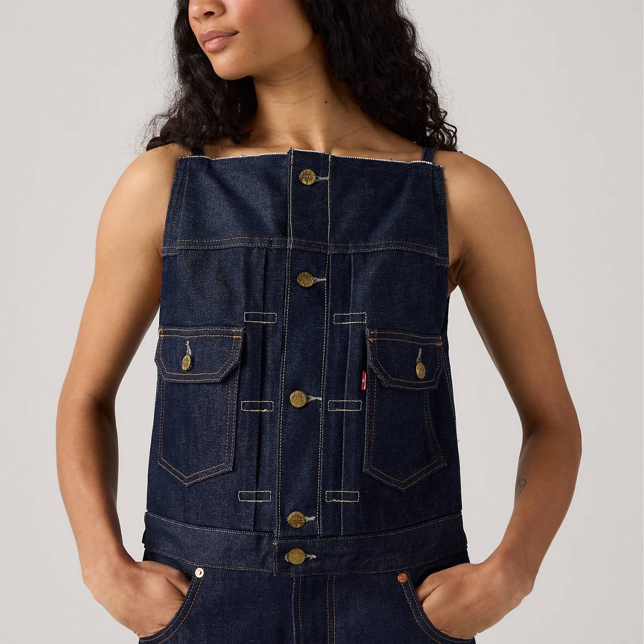 LEVI'S® X SACAI WOMEN’S DENIM JUMPSUIT - 4