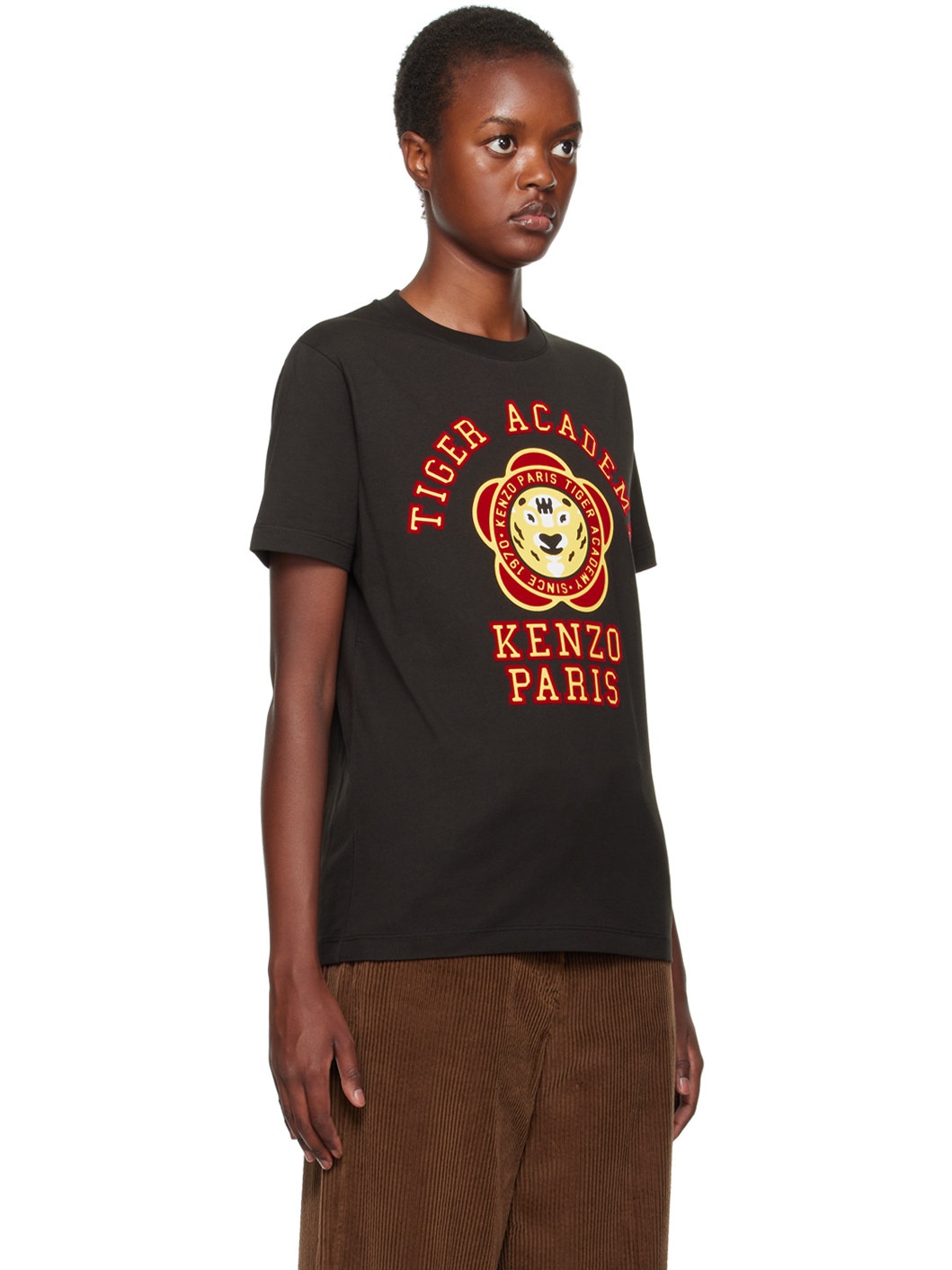 Black Kenzo Paris Kenzo Tiger Academy T-Shirt - 2