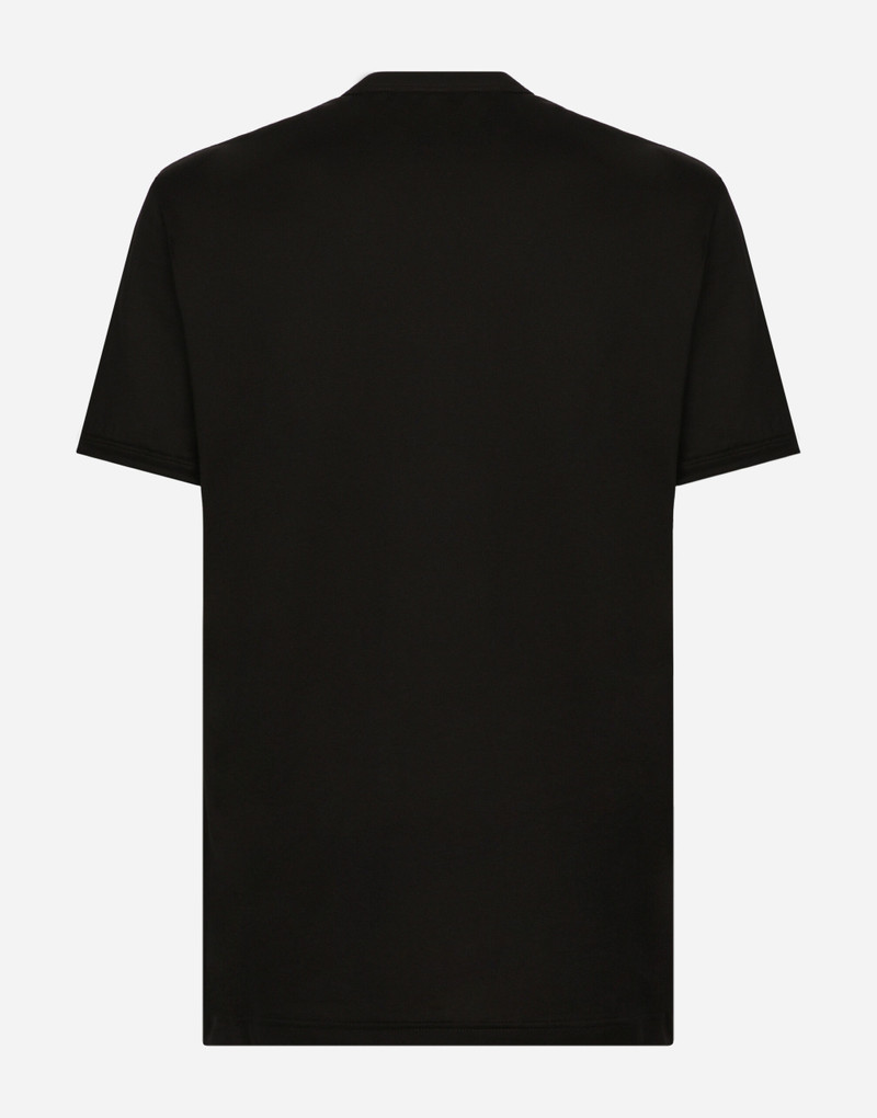 Dolce & Gabbana Cotton T-shirt with heraldic DG patch outlook