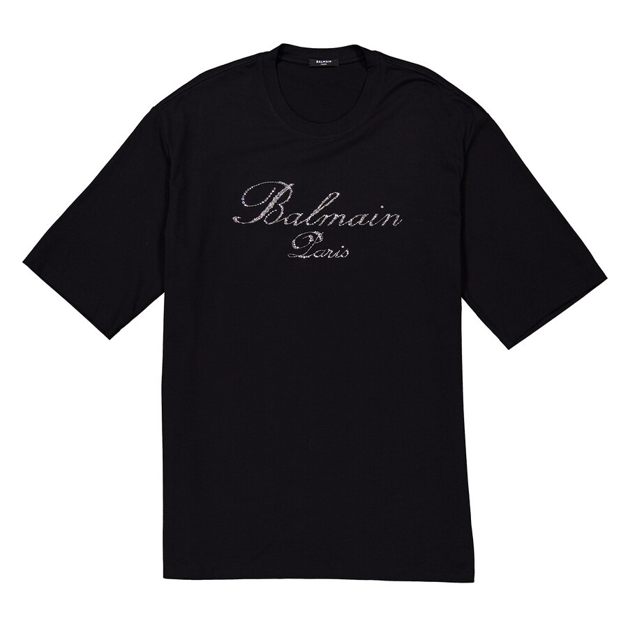 Balmain Signature Embroidered T-Shirt - 5