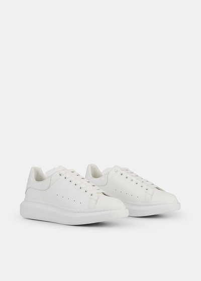 Alexander McQueen White Oversized Platform Sneakers outlook