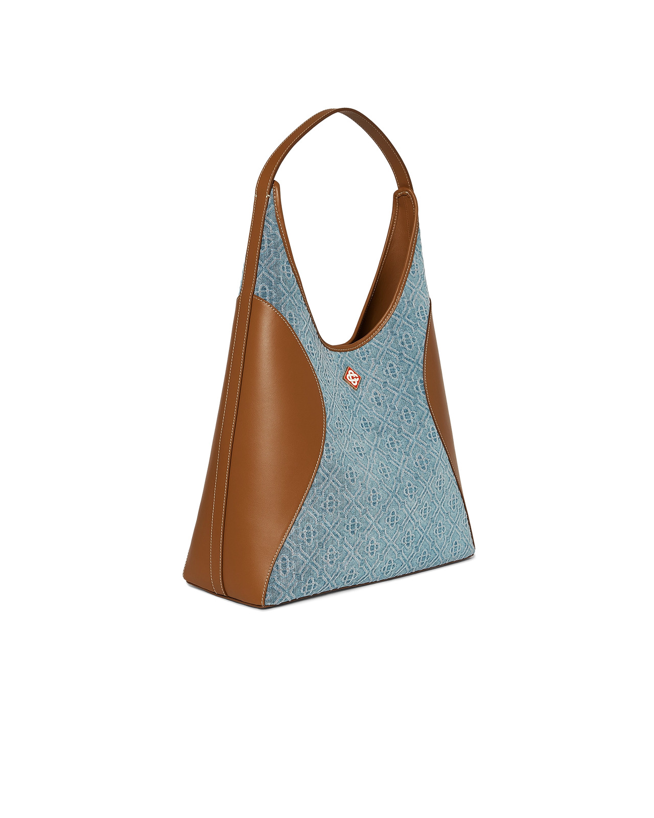 Monogram Denim Hobo Bag | Casablanca Paris - 2