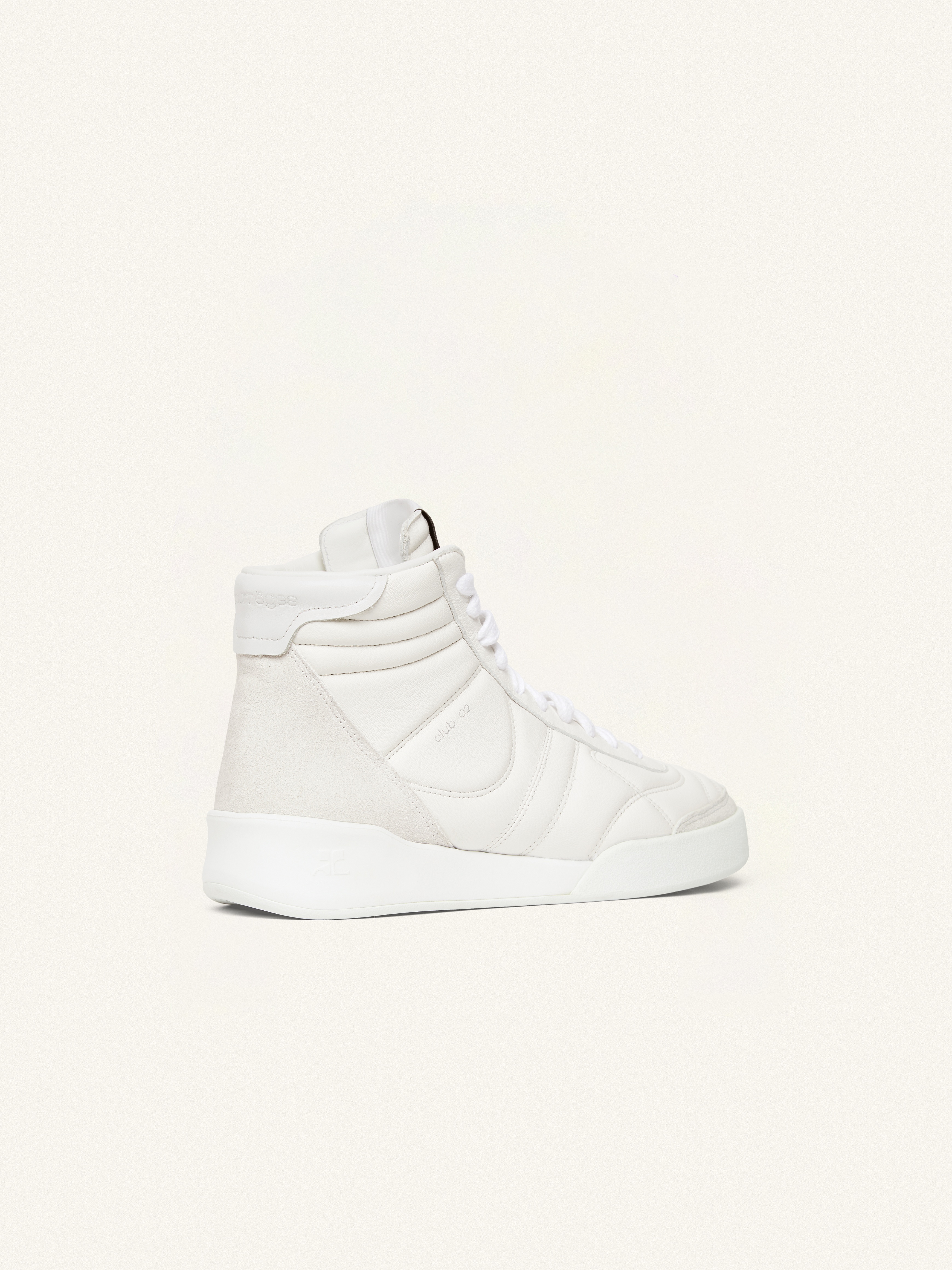 CLUB02 MID LEATHER SNEAKERS - 3
