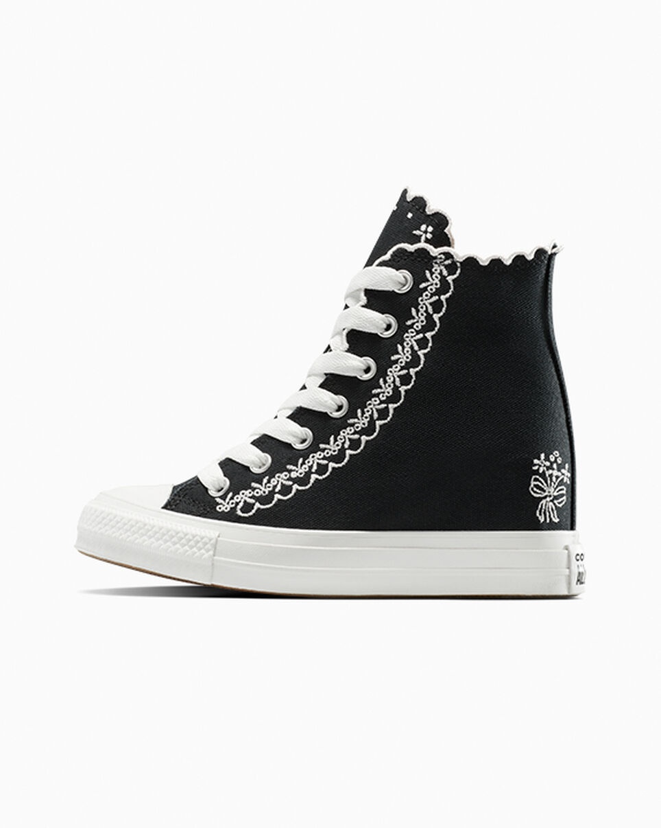 Chuck Taylor All Star Wedge Platform Embroidered Flowers - 2