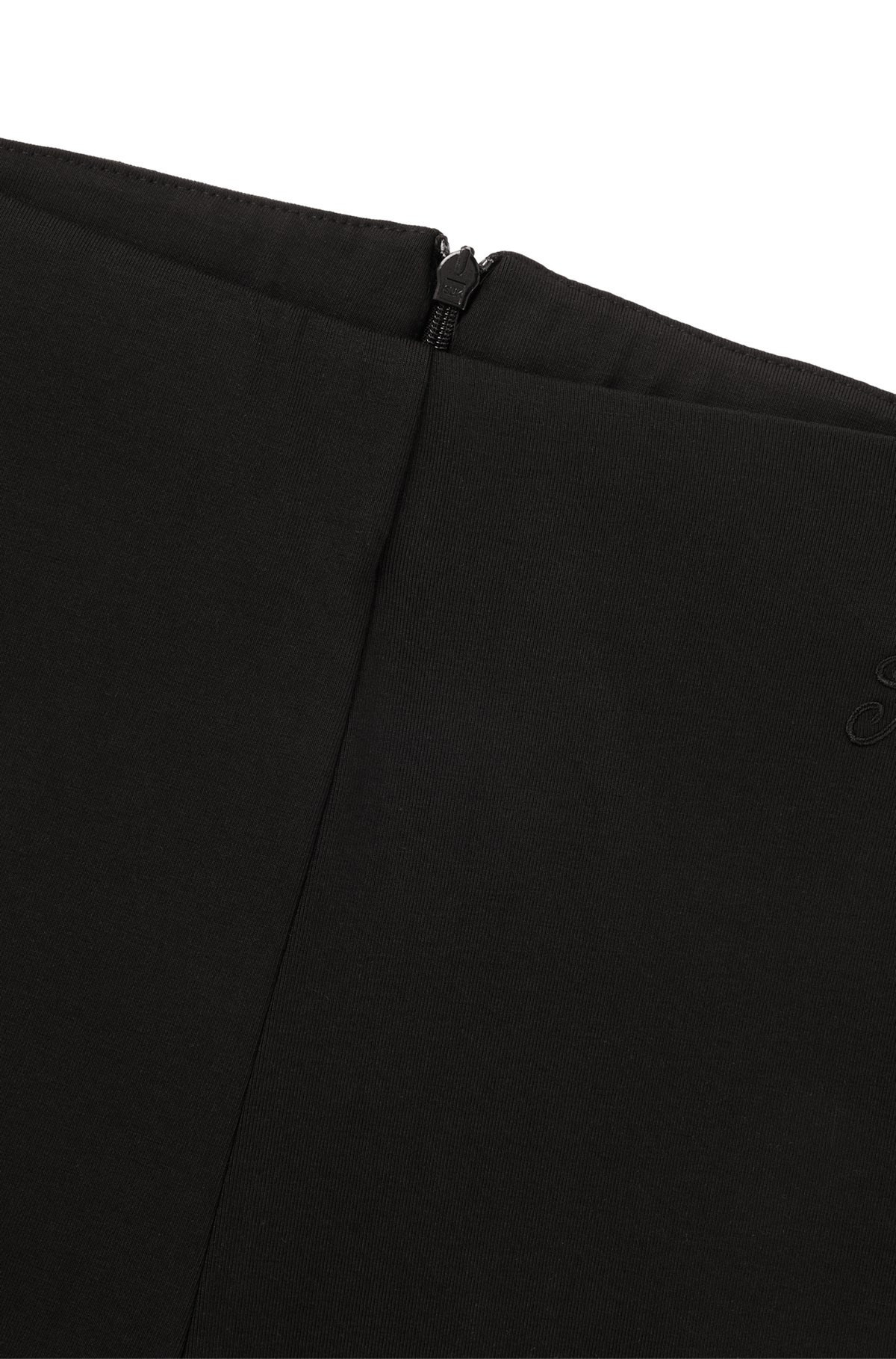 FLARED-LEG TROUSERS IN STRETCH COTTON - 6