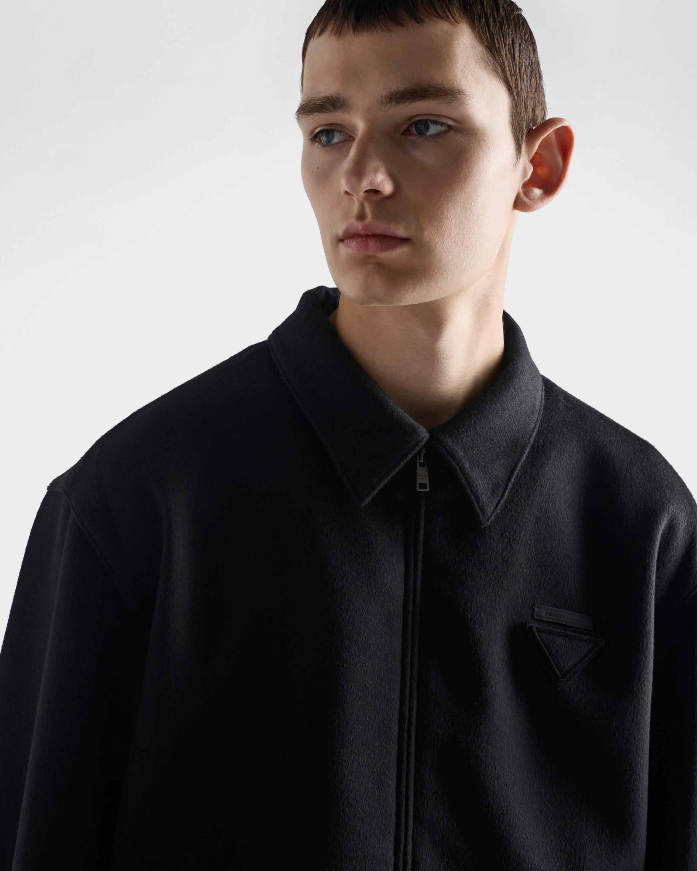 Wool and cashmere blouson jacket - 4