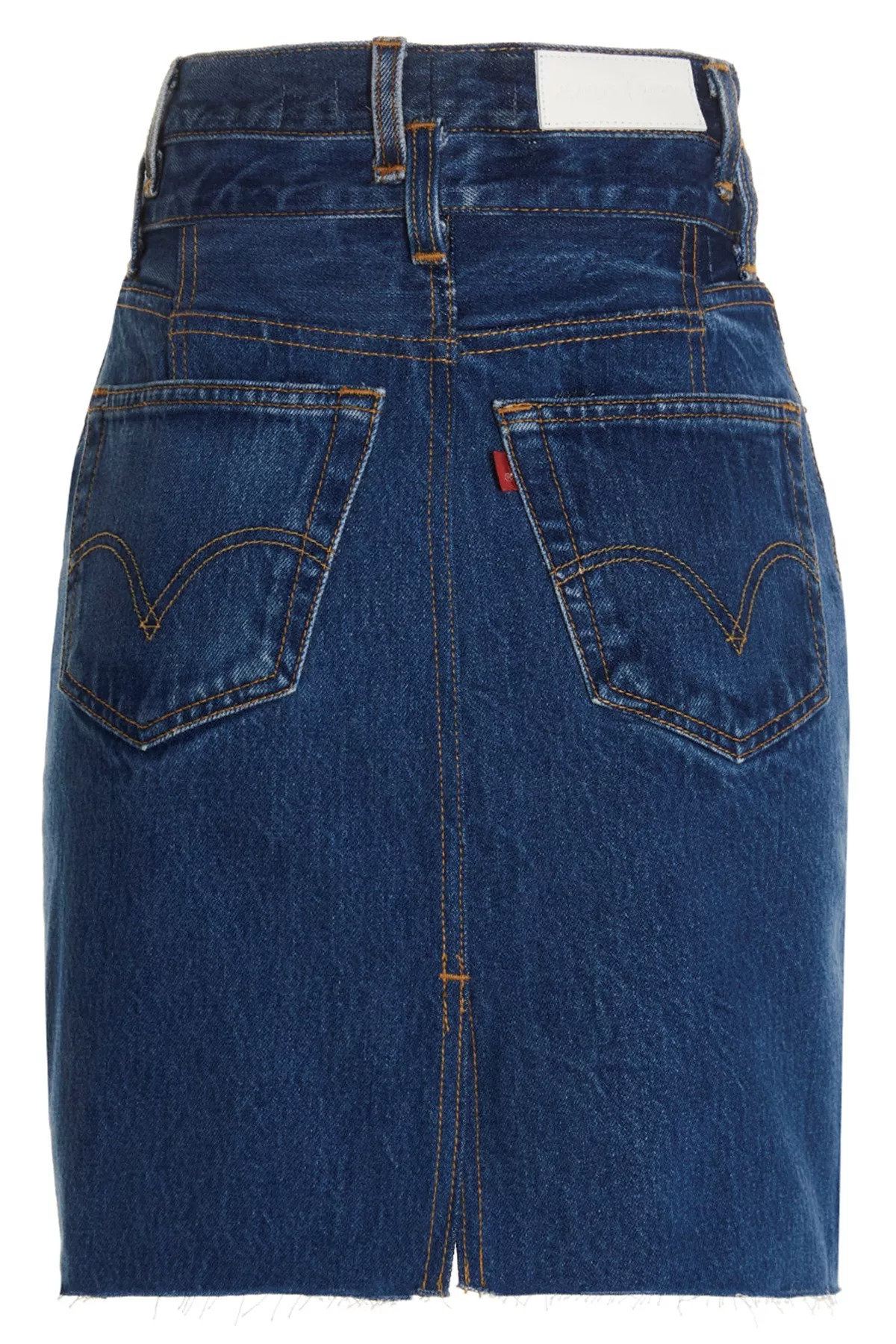 'Double Waisted Pencil' Re Done x Levi's skirt - 12