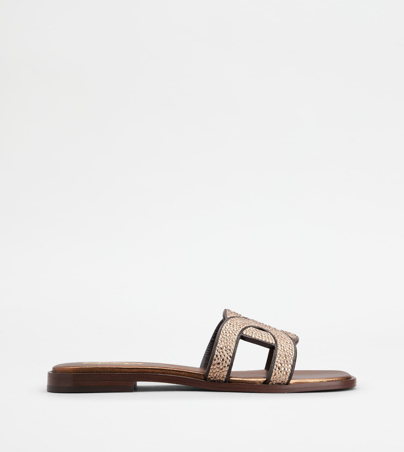 KATE SANDALS IN SUEDE - BROWN 1