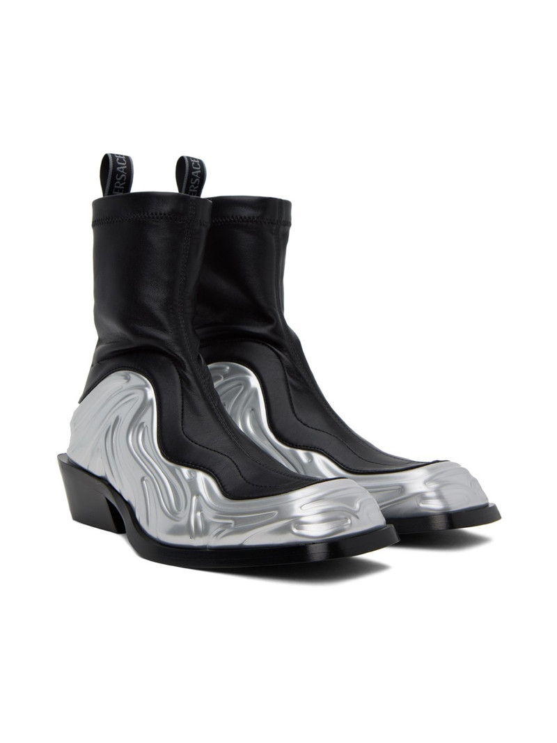 Solare leather sock boots 4