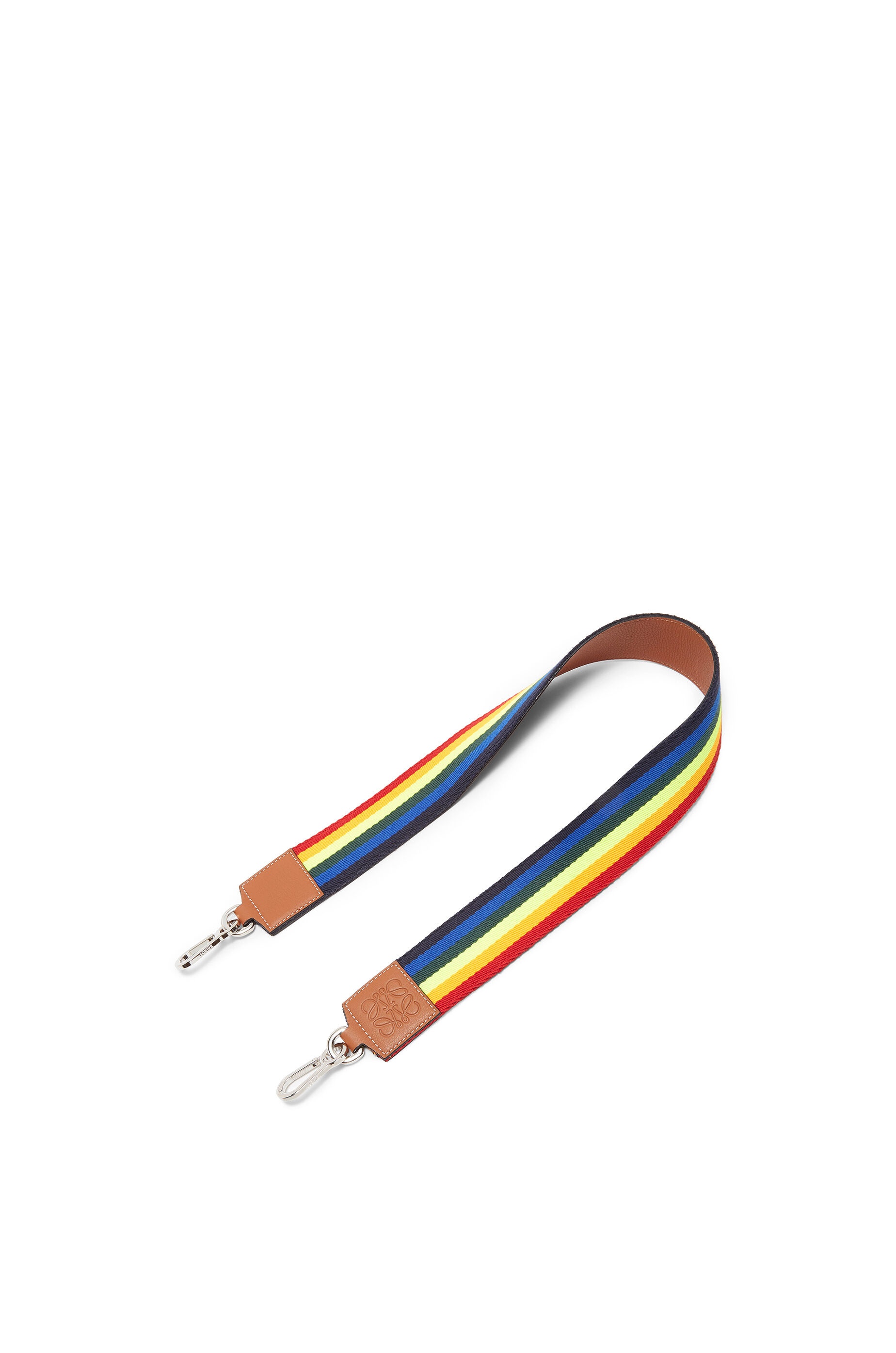 Rainbow strap in cotton and calfskin - 1