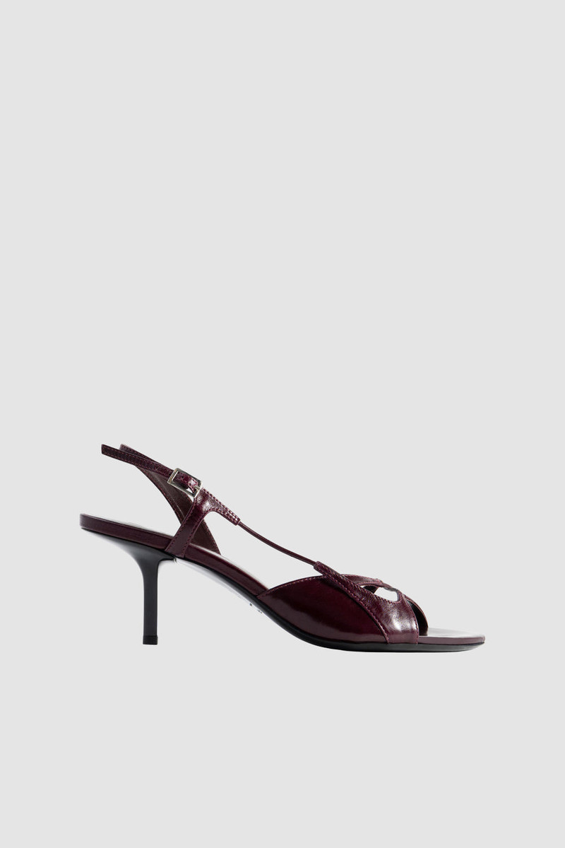 Sierra Grape Calf Leather Slingback Sandal 1