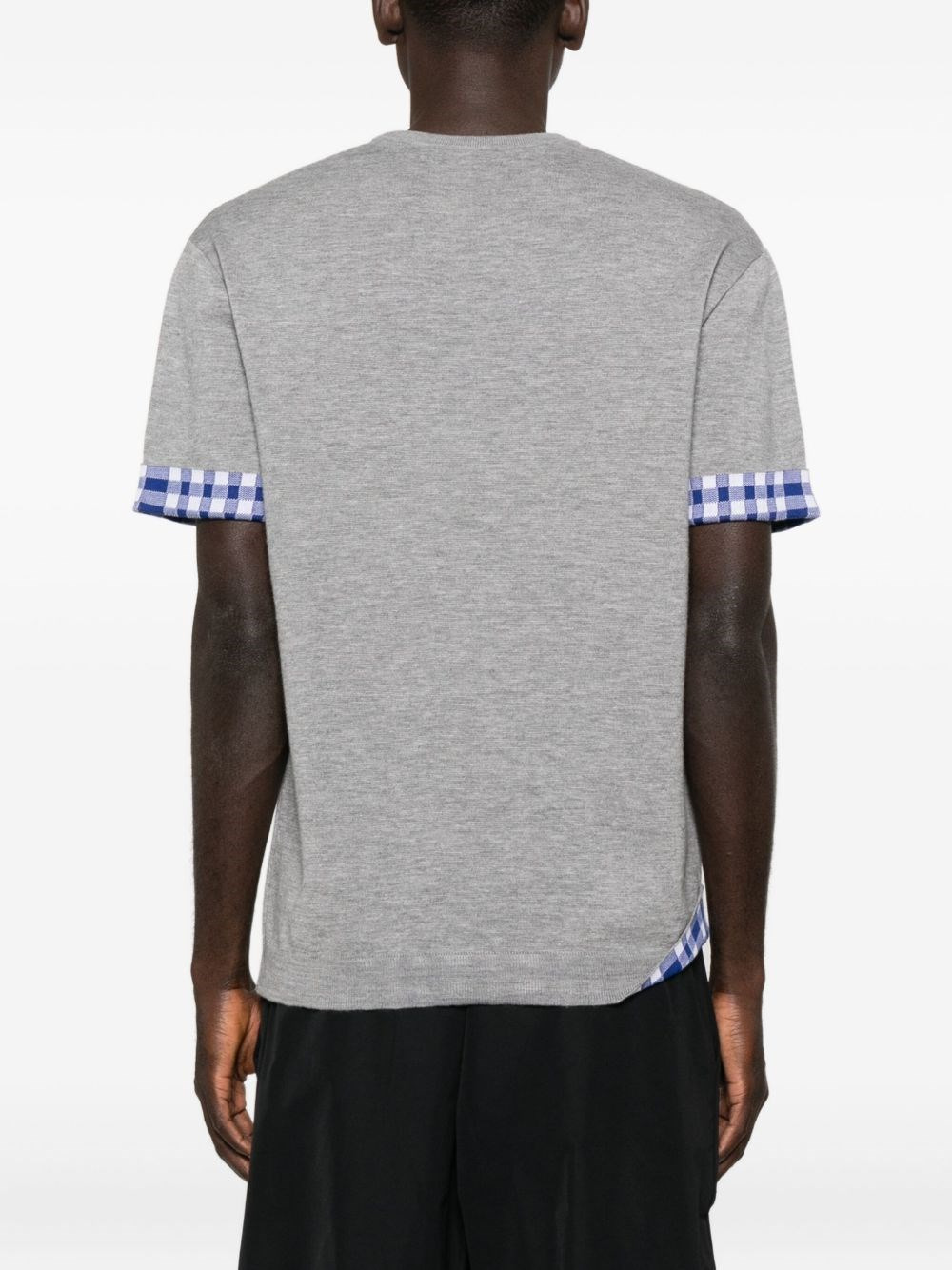 Wool and cotton blend t-shirt - 3