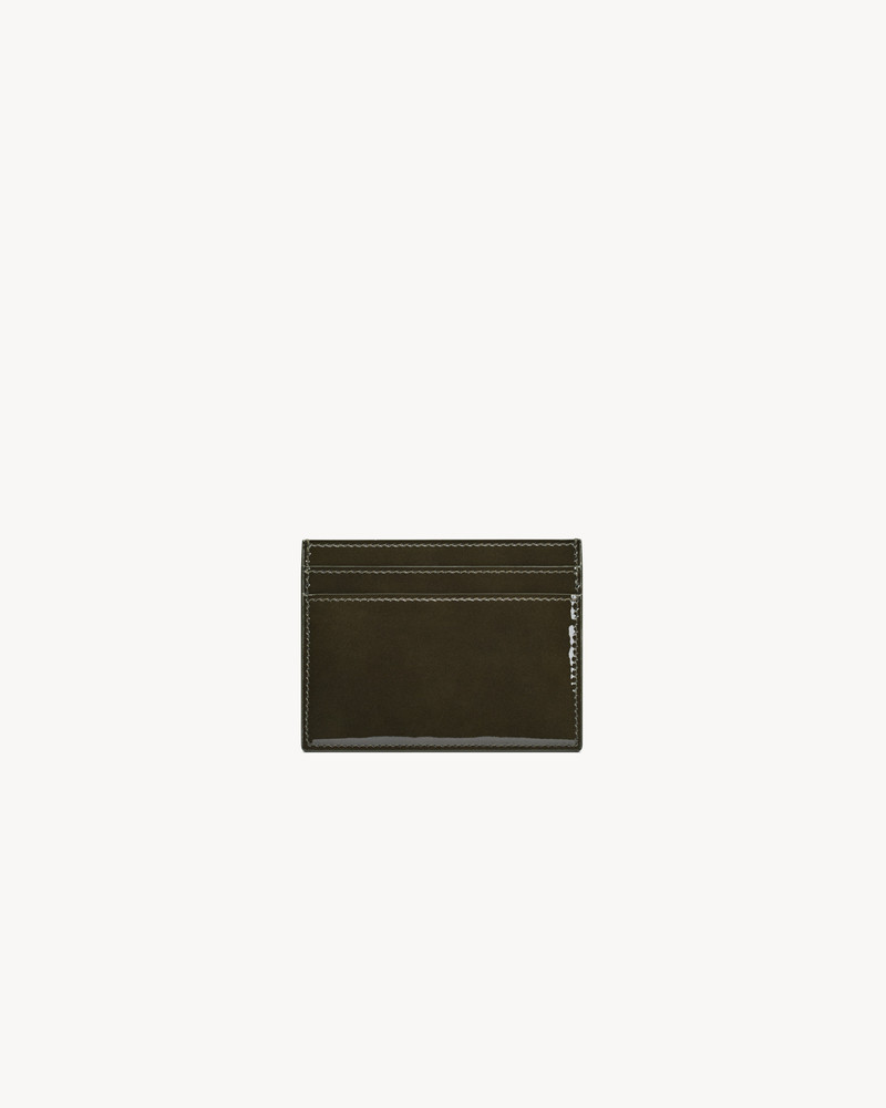SAINT LAURENT SAINT LAURENT PARIS CARD CASE IN PATENT LEATHER outlook