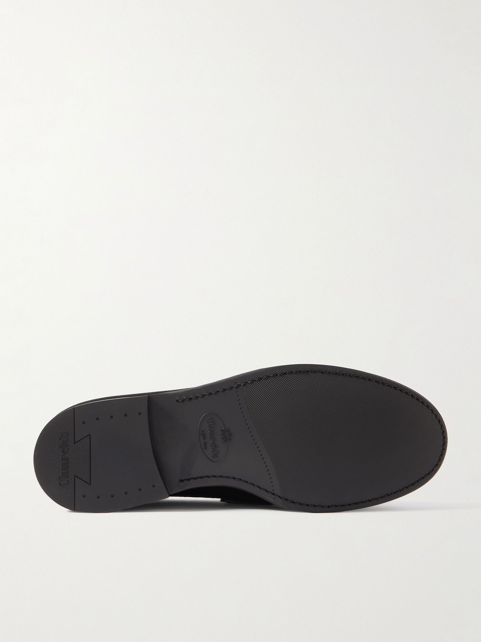 Gateshead Suede Penny Loafers Black - 3