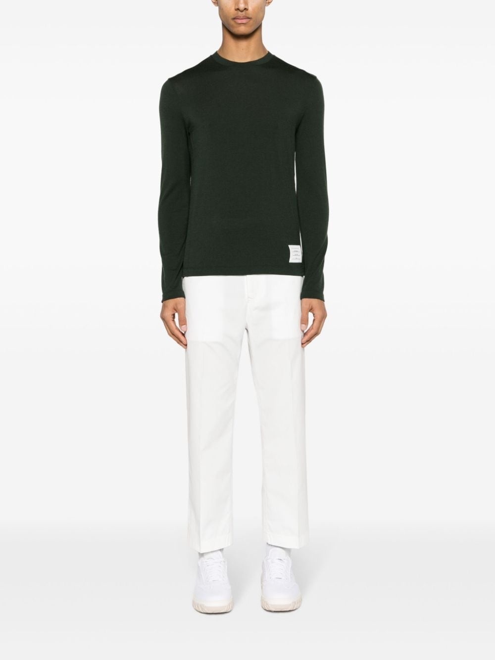 4-Bar Stripe intarsia-knit jumper - 2