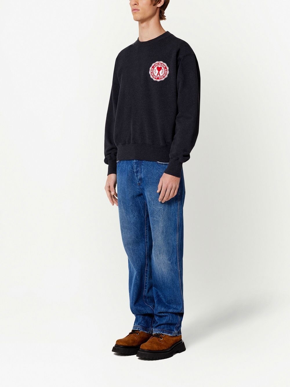 Ami de Coeur monogram jumper - 3