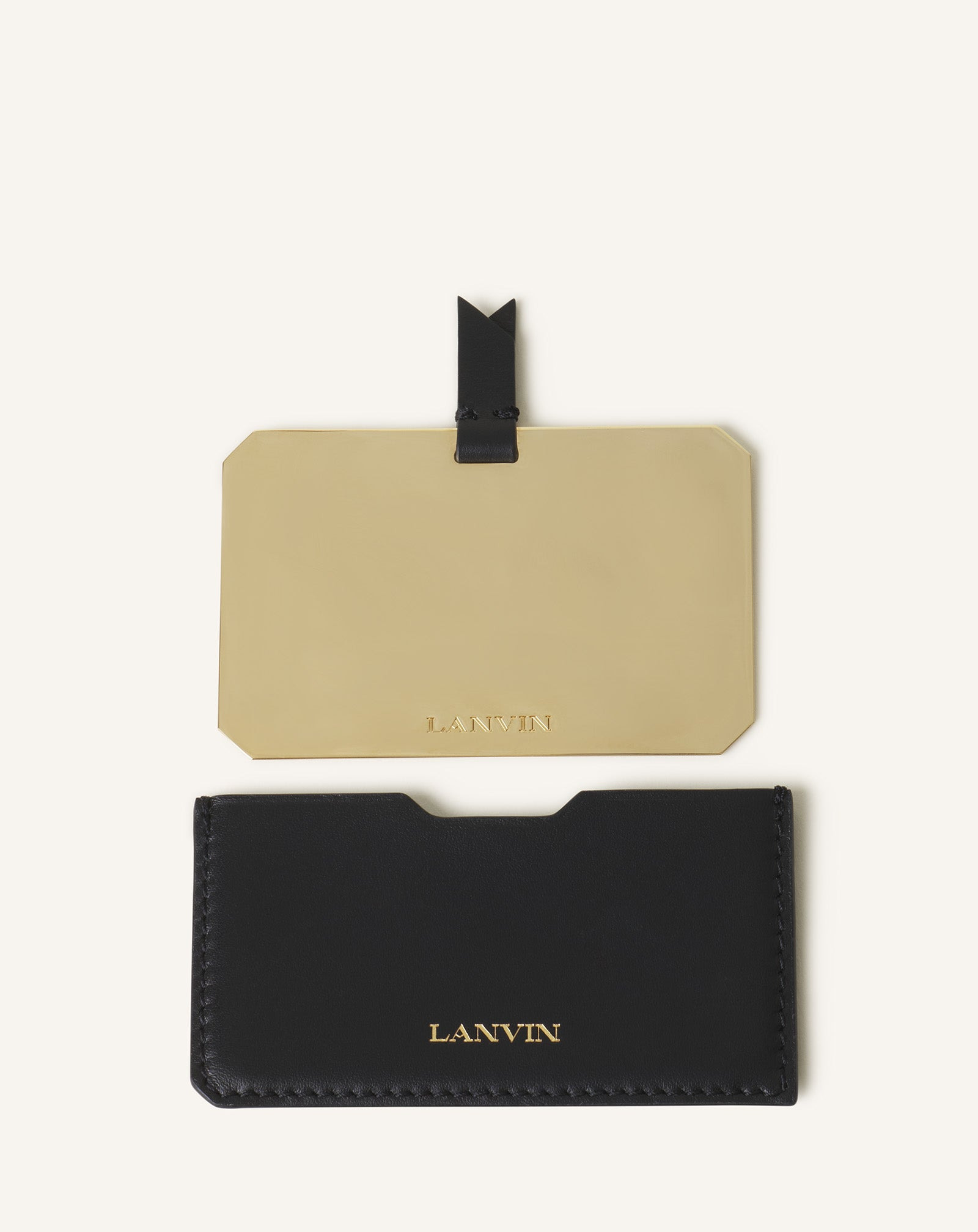 LANVIN LEATHER MIRROR HOLDER - 3