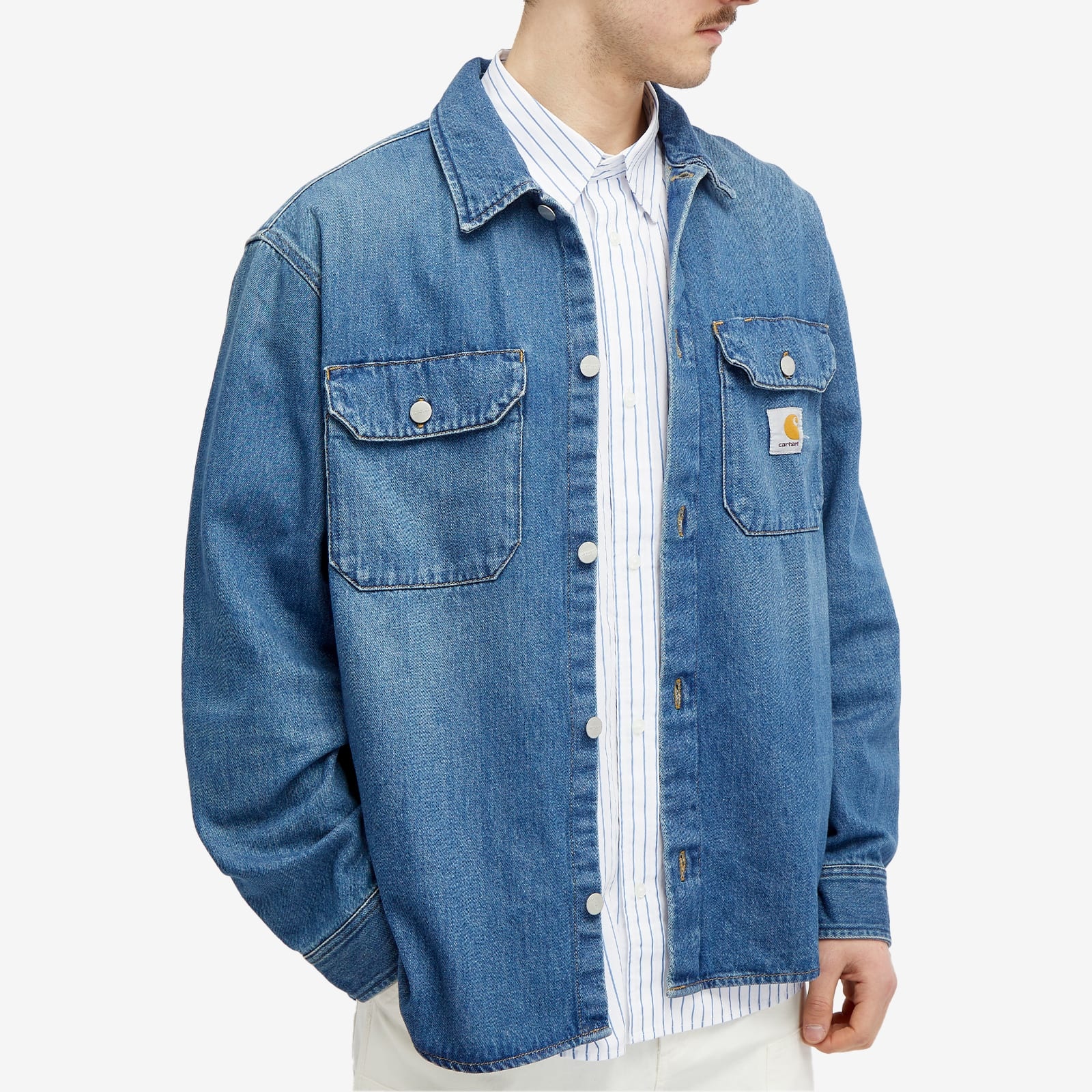 Carhartt WIP Harvey Denim Shirt Jacket - 2