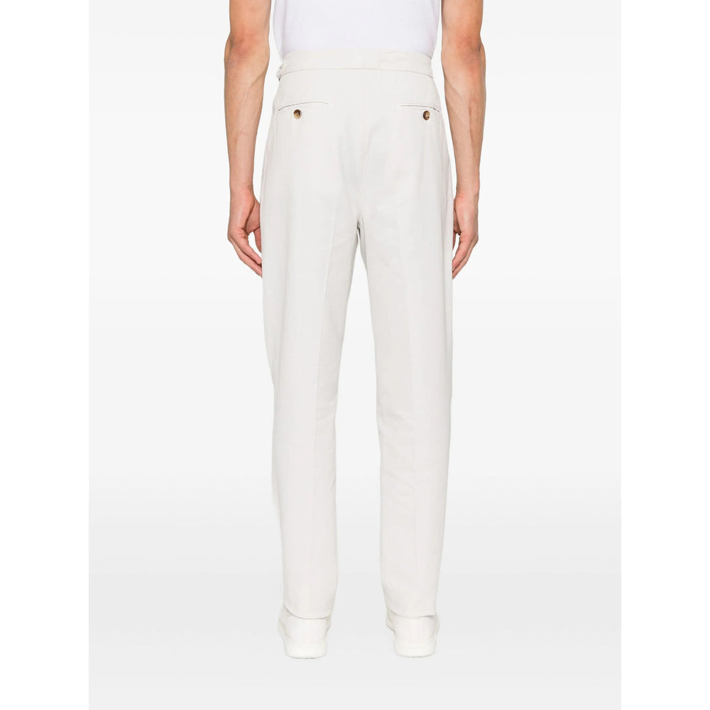 Brunello Cucinelli Neutrals Trousers - Tapered Trousers Men - 3
