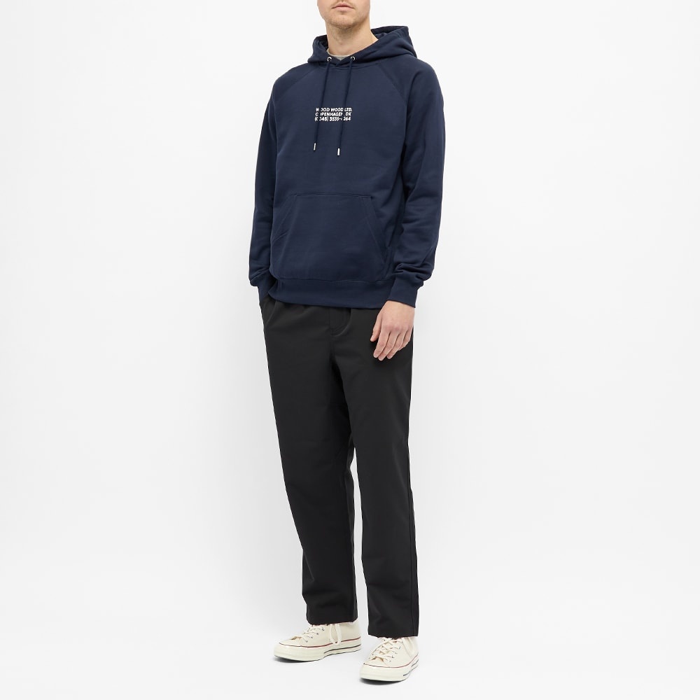 Wood Wood Fred Chest Logo Hoody - 6