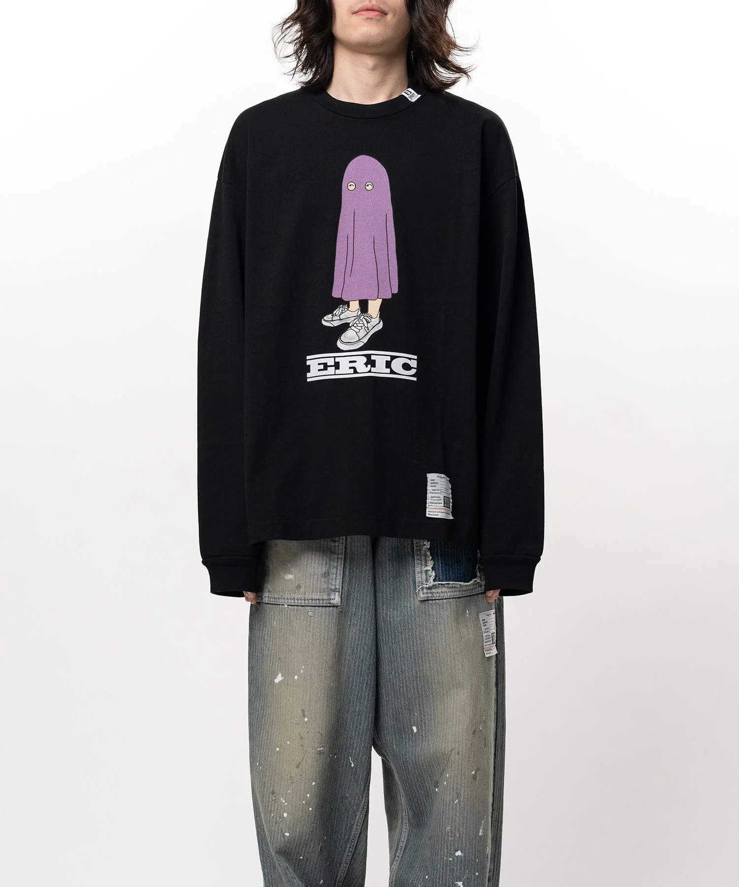 ERIC Printed Long Sleeve T-shirt - 1