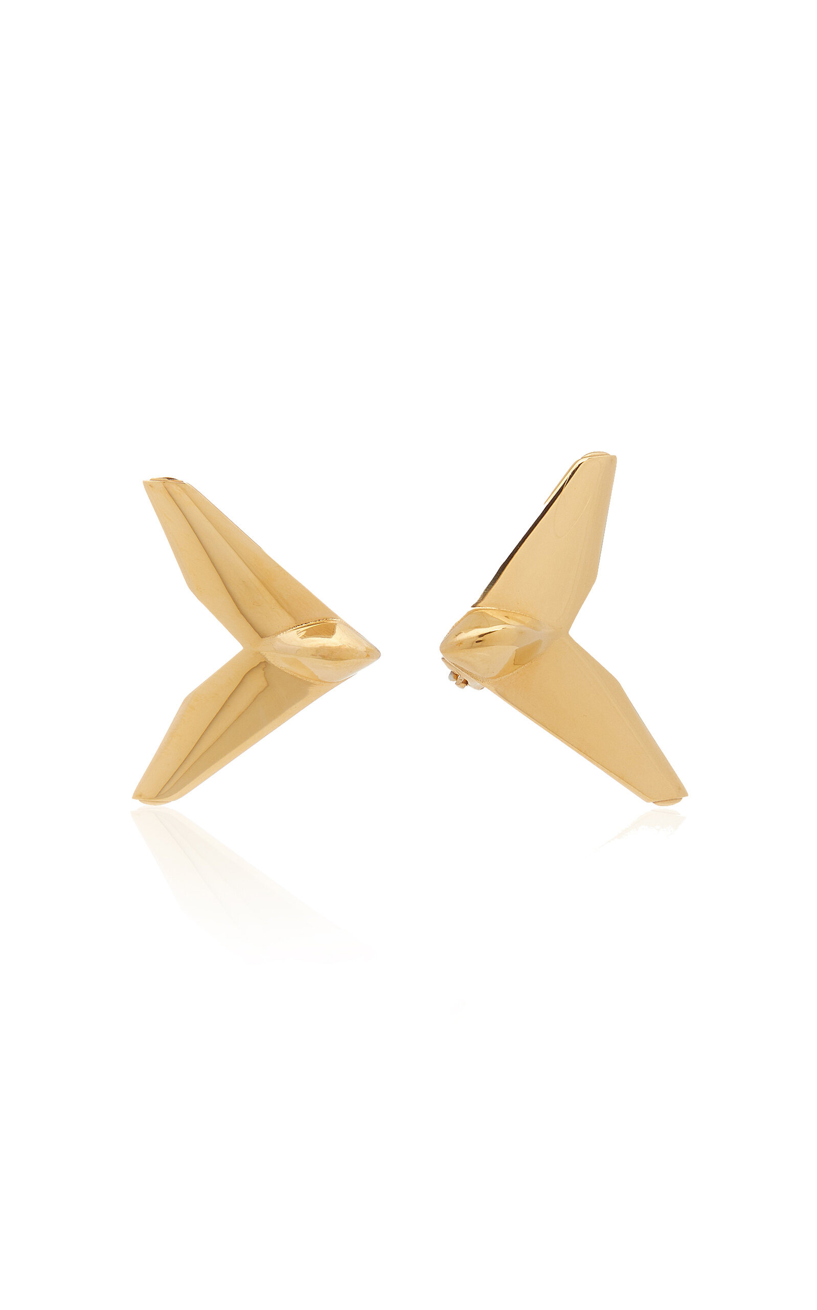 18K Gold-Plated Sterling Silver Earrings gold - 4