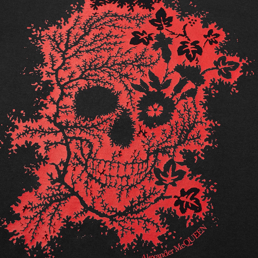 Alexander McQueen Flower Skull Tee - 2