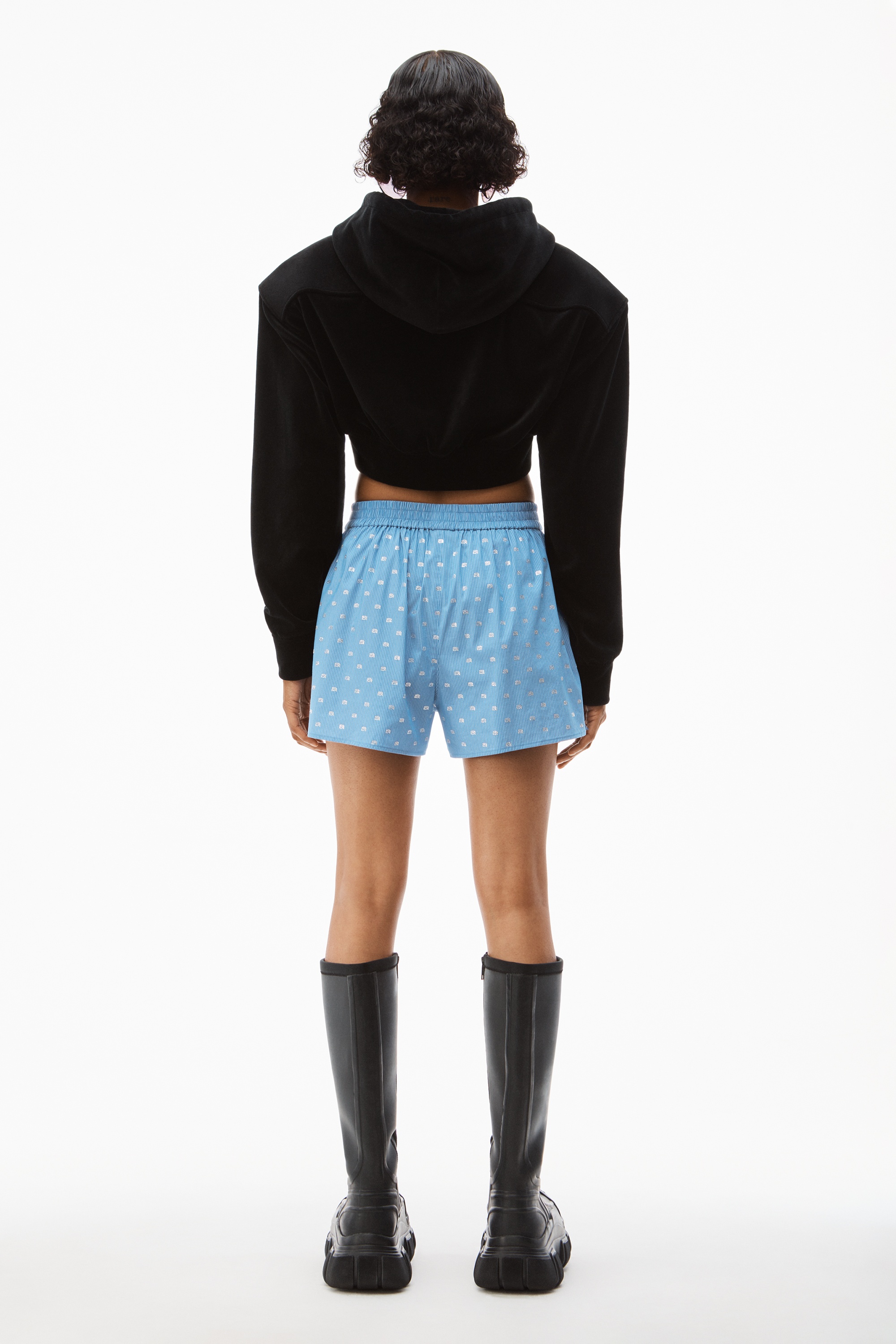 HOTFIX BOXER SHORT IN COTTON NYLON - 4