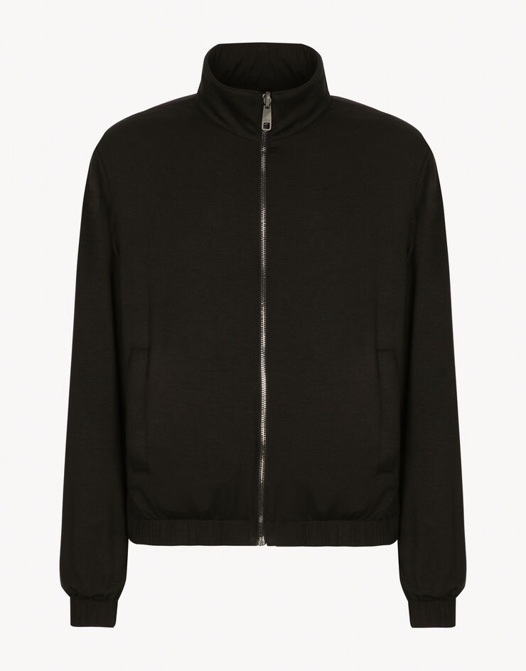 Light nylon jacket with branded tag - 5