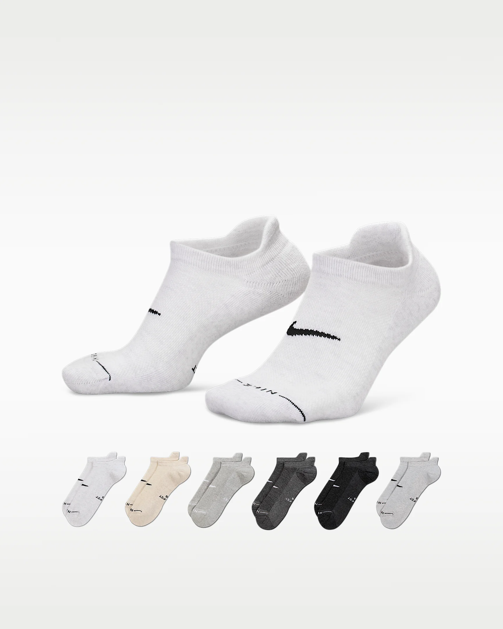 Nike Everyday Elevated No-Show Socks (6 Pairs) - 1