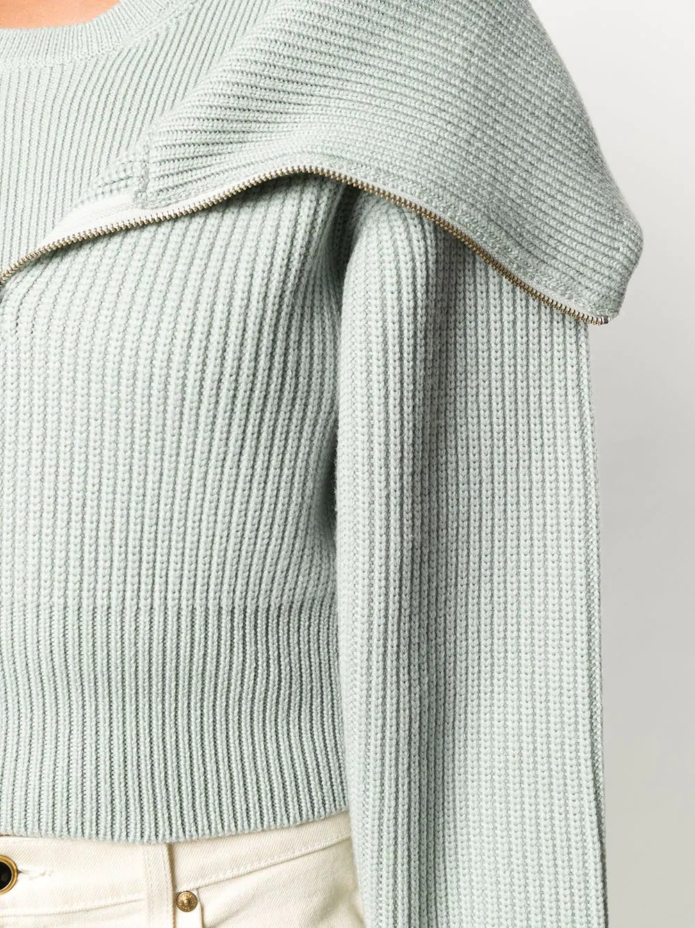 zip-front jumper - 5