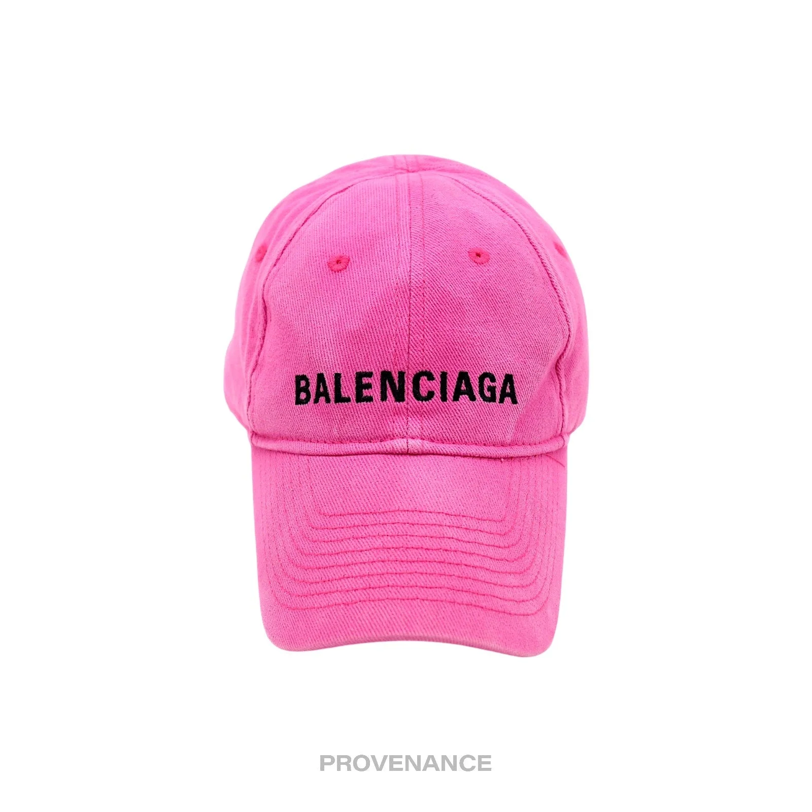 Balenciaga Embroidered Logo Cap - Washed Pink - 1