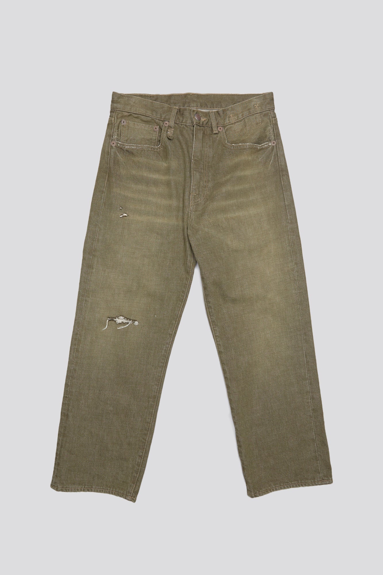 X-BOYFRIEND JEAN - VINTAGE OLIVE DRAB - 4