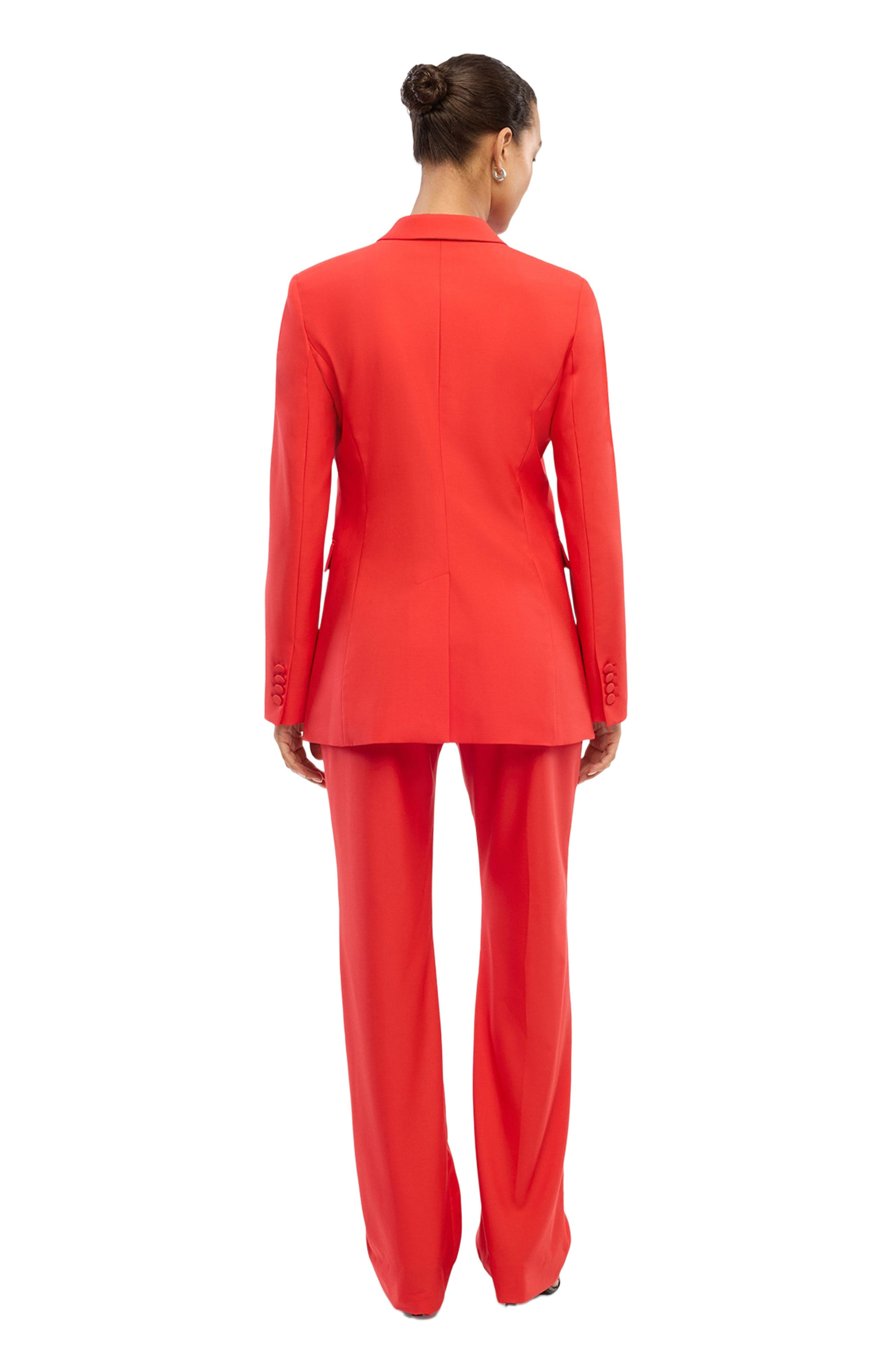 Another Tomorrow Single Button Jacket in Red at Nordstrom - 3